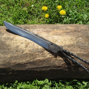 Forged Handmade Steel Viking Medieval Reenactment Utility Knife Camping / Hiking / Bushcraft / Forest / Hunting / Fishing / Survival Tool