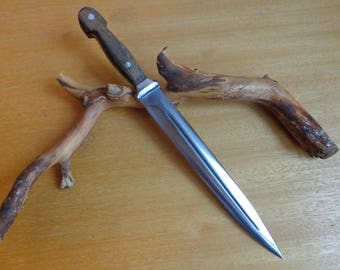 Geschmiedeter Dolch Dirk Utility Messer Camping / Wandern / Buschwerk / Wald / Jagd / Angeln / Überlebenswerkzeug