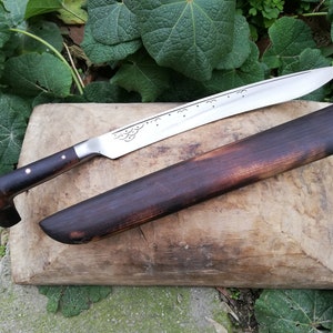 Forged Handmade Traditional Bulgarian Steel Knife "Karakulak" Camping / Hiking / Bushcraft / Forest / Hunting / Fishing / Survival Tool