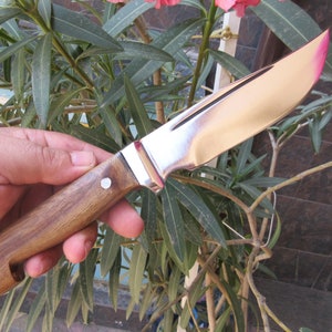 Forged Handmade Spring Steel Viking Utility Butcher Kitchen Knife Camping / Hiking / Bushcraft / Forest / Hunting / Fishing / Survival Tool