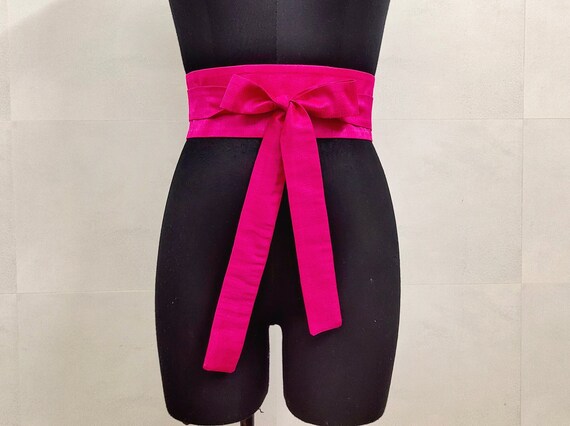 Silk Obi / Waist Cincher Amazon.com: Gold Obi belt Real Leather wrap belt Wedding  main image 3