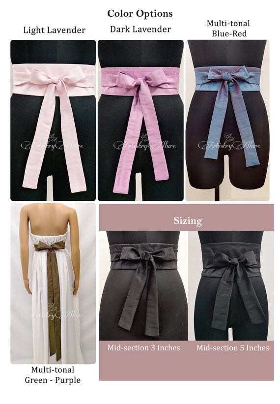 Brown Tan Plus Size Obi Belt Women, Kimono Dress Belts for Brown Tan Plus Size Obi Belt Women, Kimono Dress Belts for