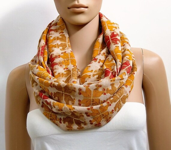 red summer scarf