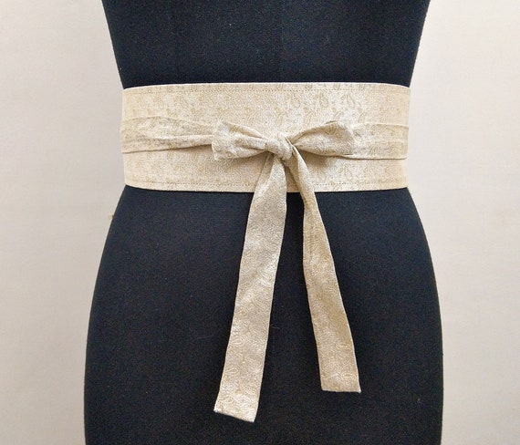 white obi belt