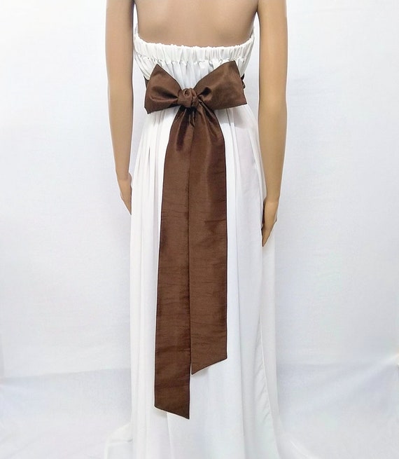 Bow sash for clearance dress