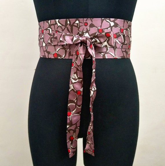 satin waist belt