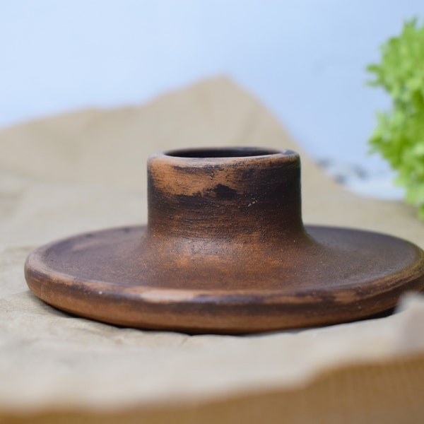 Clay Candle Holder Etsy