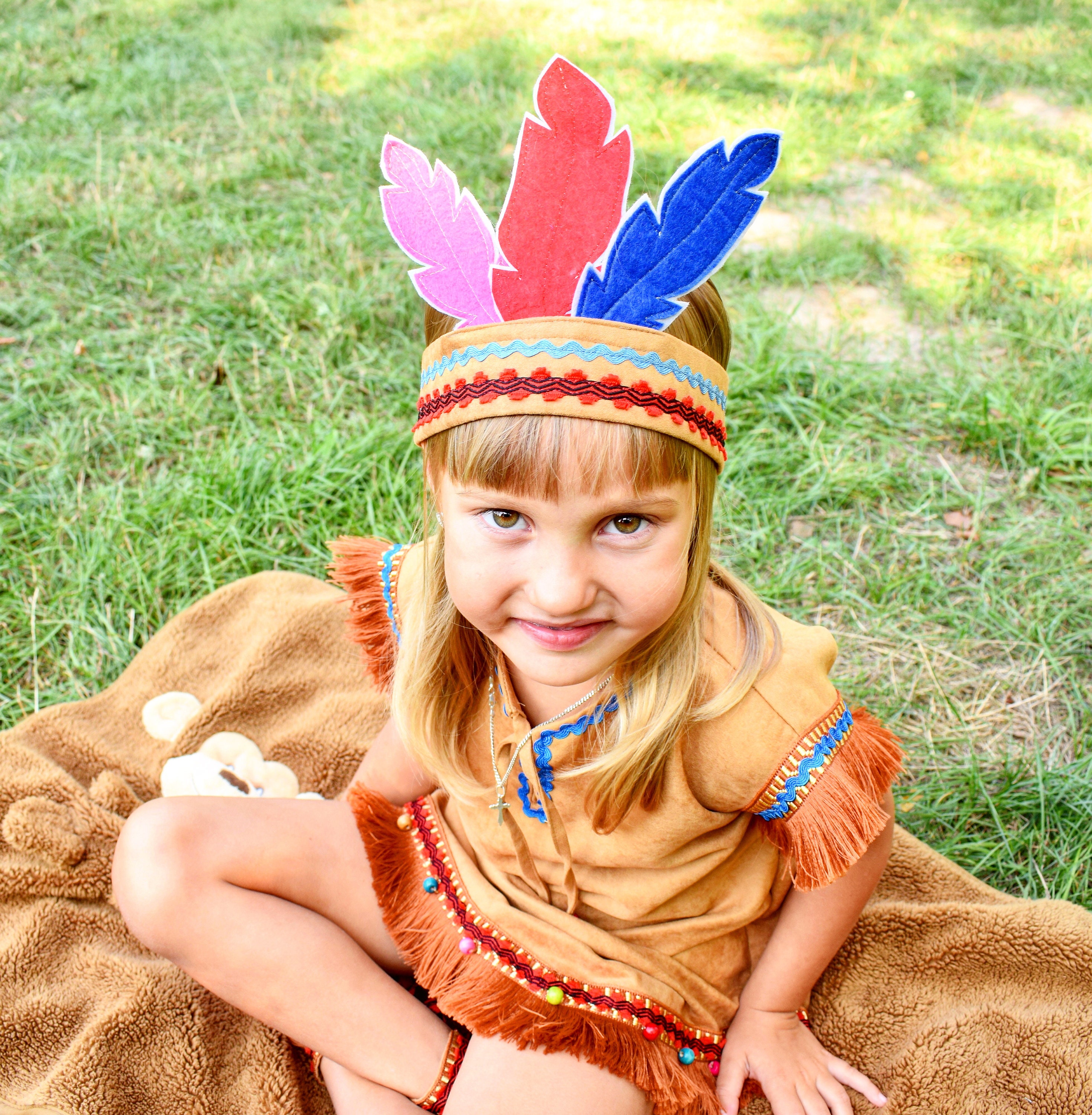Carnival costume Indian girl suit Child costume Native Etsy
