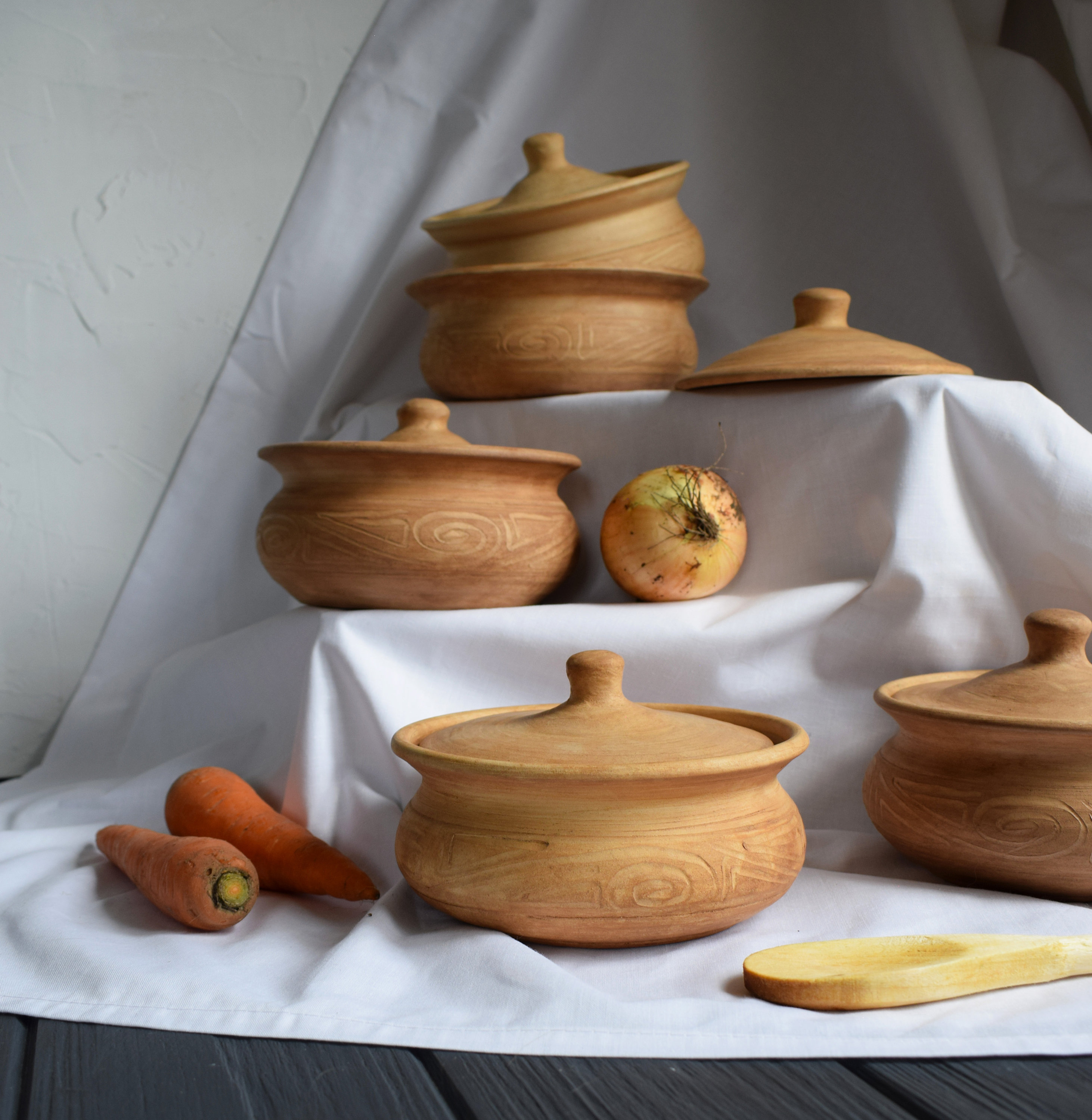 Ceramic Clay Pot Handmade Clay Pot Healthy Cooking Ceramic Etsy