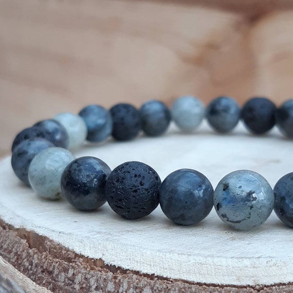 Essential oil diffuser bracelet / All That Shimmers natural diffuser bracelet / Aromatherapy lavastone diffuser bracelet