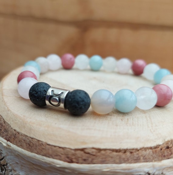 CALM | Aromatherapy Gemstone Diffuser Bracelet – KARHI Collection