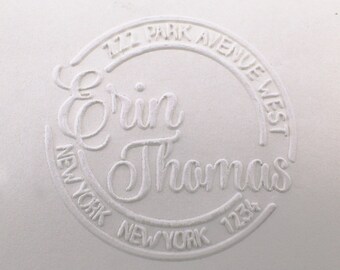 custom embosser etsy