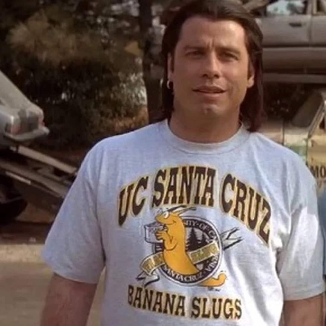 Pulp Fiction Vincent UC Santa Cruz Shirt Pulp Fiction John Travolta