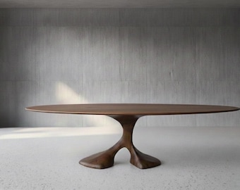Sculptural Solid Wood Dining Table, Ati Tree Table