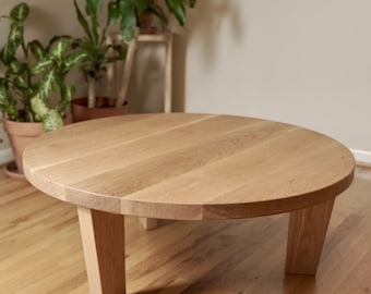 Round Chunky Coffee Table