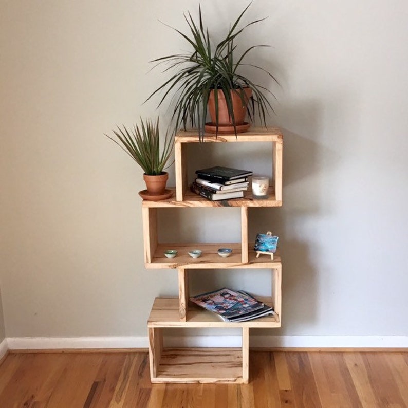 Modern Wooden Bookshelf image 3