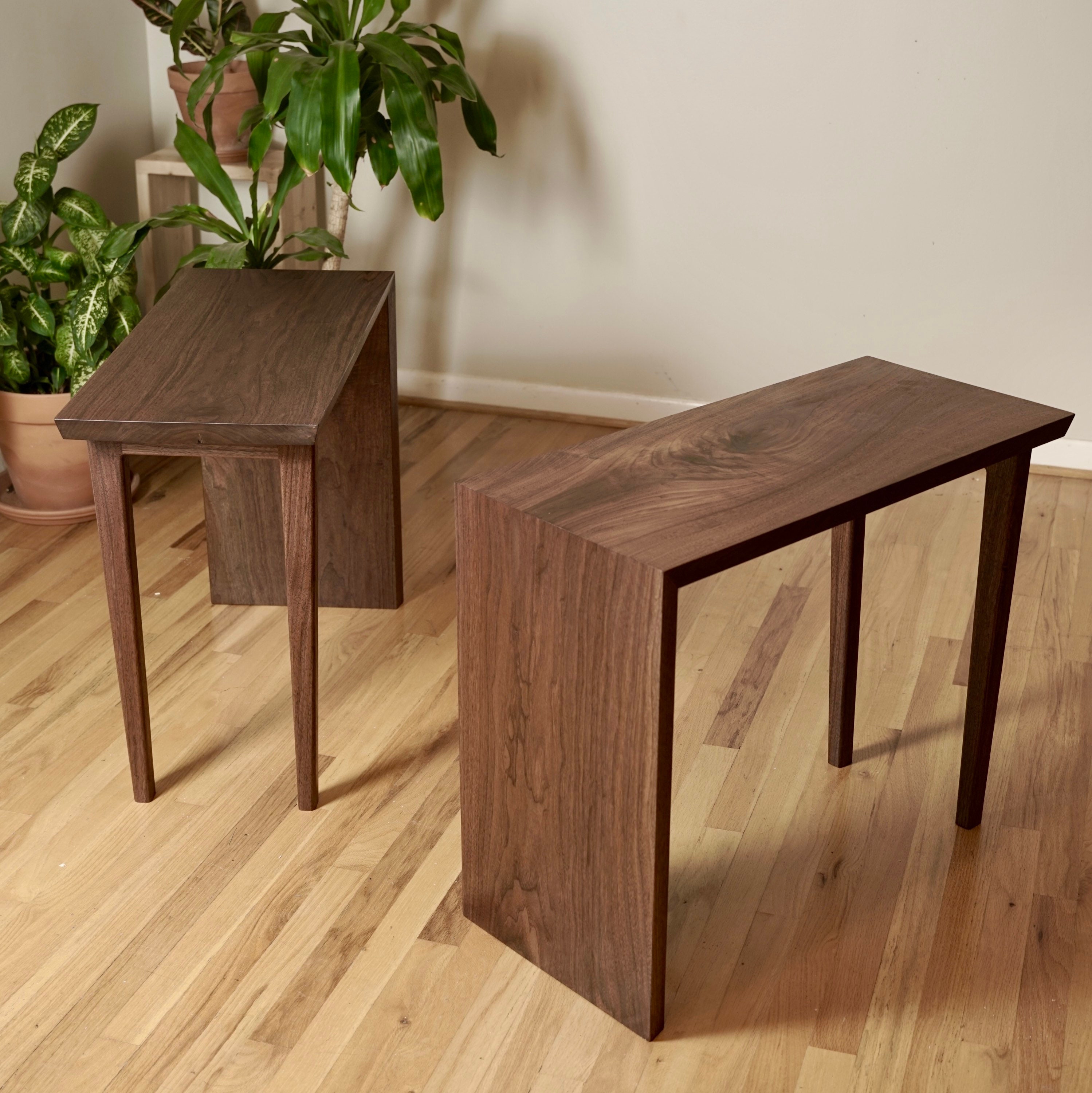 Waterfall side table deals