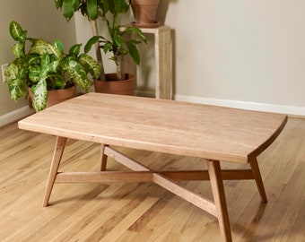 Scandinavian Coffee Table, Cherry Coffee Table, Maple Coffee Table