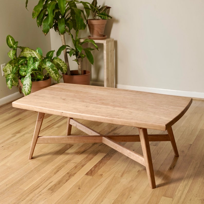 Scandinavian Coffee Table, Cherry Coffee Table, Maple Coffee Table image 1