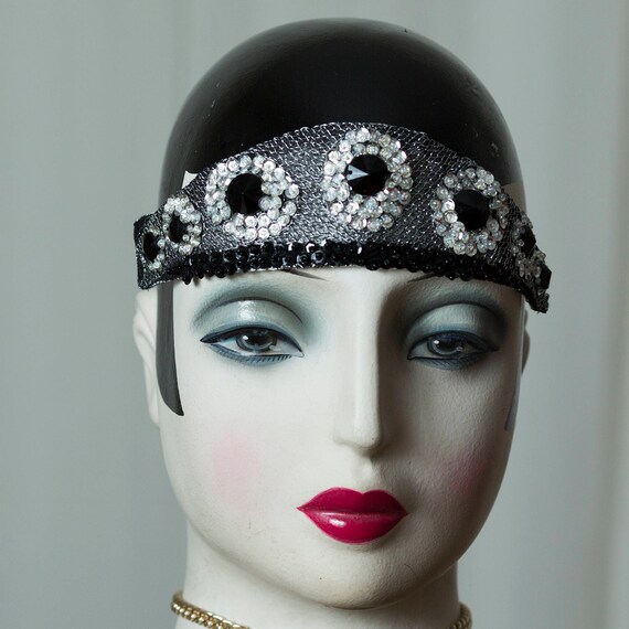 Buy 3x 1920s FLAPPER HEADBAND Headpiece Feather Sequin Charleston Costume Gatsby - Blue | Mighty Ape NZ