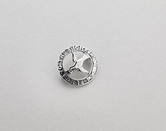 Peace to Thee Brooch - A Sterling Silver Brooch by Aosdàna, Isle of Iona.