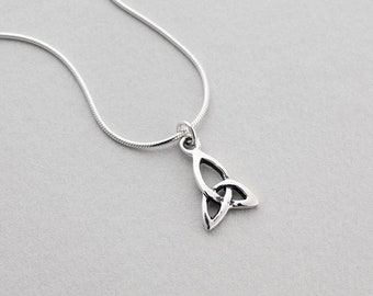 Trinity Knot Charm - A Sterling Silver Charm by Aosdàna, Isle of Iona.