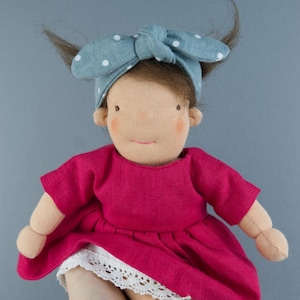 Waldorf doll with clothes, 10 inch Waldorf doll,  Waldorfpuppe, Steiner doll, Natural doll, Soft doll,  Handmade doll, Simply Dita Dolls