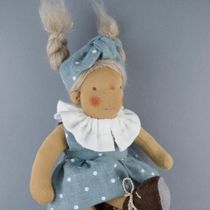 Waldorf doll, 9 inch Waldorf doll,  Waldorfpuppe, Steiner doll, Natural doll, Soft doll, Rīga doll,  Handmade doll, Simply Dita Dolls