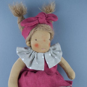 Waldorf doll, 9 inch Waldorf doll,  Waldorfpuppe, Steiner doll, Natural doll, Soft doll, Rīga doll,  Handmade doll, Simply Dita Dolls