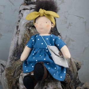 Waldorf doll with clothes, 10 inch Waldorf doll,  Waldorfpuppe, Steiner doll, Natural doll, Soft doll,  Handmade doll, Simply Dita Dolls