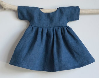 Waldorf doll dress, Doll dress, Doll linen dress, Natural fabric, Simply Dita Dolls