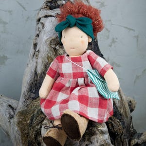 Waldorf doll with clothes, 10 inch Waldorf doll,  Waldorfpuppe, Steiner doll, Natural doll, Soft doll,  Handmade doll, Simply Dita Dolls