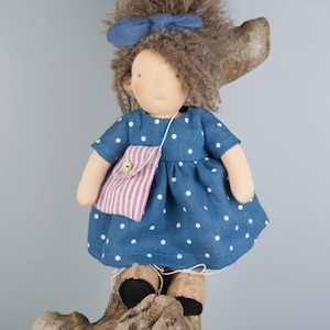 Waldorf doll with clothes, 10 inch Waldorf doll,  Waldorfpuppe, Steiner doll, Natural doll, Soft doll,  Handmade doll, Simply Dita Dolls