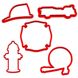 Fire Fighters Cookie Cutter Set