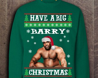 barry wood christmas jumper
