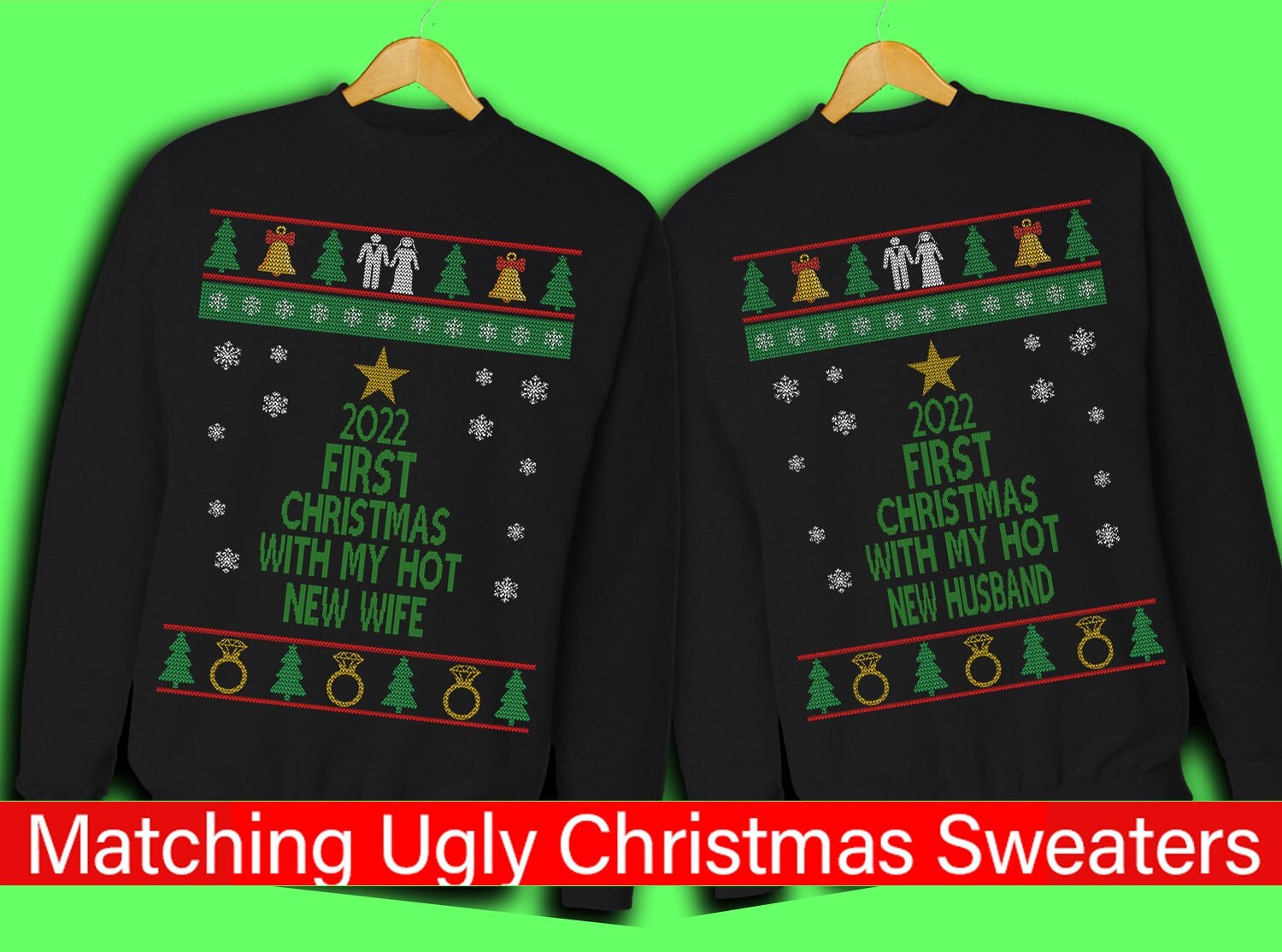 First Christmas Married Sweater - Etsy