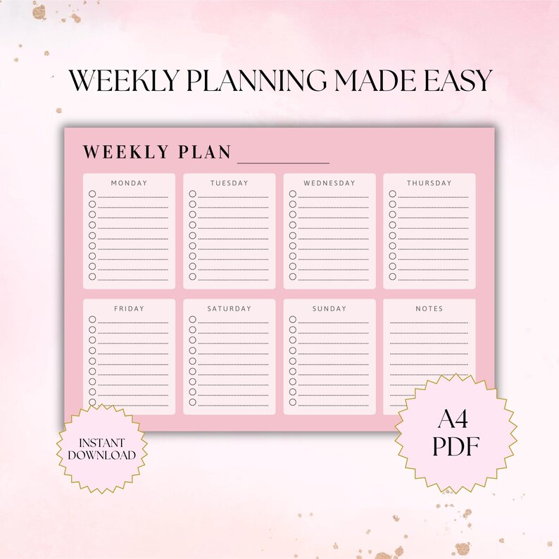 Weekly Mental Load Planner for Overwhelmed Moms | Gentle Task ...