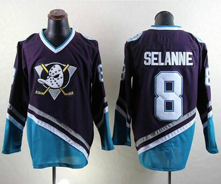 selanne ducks jersey