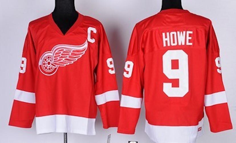 gordie howe jersey