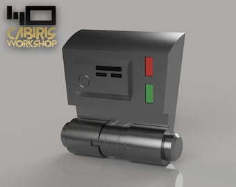 Pilot Chest Box (3D Model) - Star Wars Inspired Costume Stl File for Printing