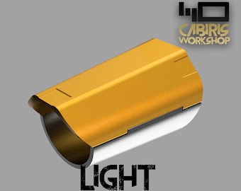 Basic Light Gauntlets (3D Model) - Star Wars Inspired Costume Stl File for Printing