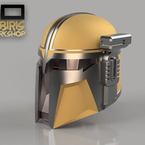 Paladin Mandalorian Helmet (3D Model) - Star Wars Inspired Costume Stl File for Printing