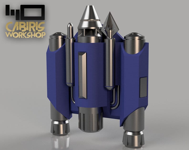 Heavy Jetpack (3D Model) - Star Wars Inspired Costume Stl File for Printing