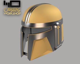 Knight Mandalorian Helmet - Star Wars Inspired Costume Armour | 3D Printed
