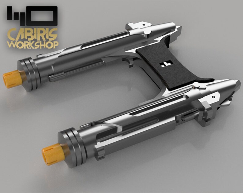 Black Sun Twin Barrel Heavy Blaster 3D Model