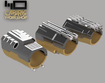 Mk2 Heavy Mandalorian Gauntlet (Single) - Star Wars Inspired Costume Armour | 3D Printed