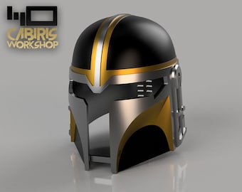 Bastion Mandalorian Crusader Helmet - Star Wars Inspired Costume Armour | 3D Printed