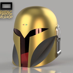 Covert Hawk Mandalorian Helm (3D Model) - Star Wars inspirierte Kostüm Stl-Datei zum Drucken