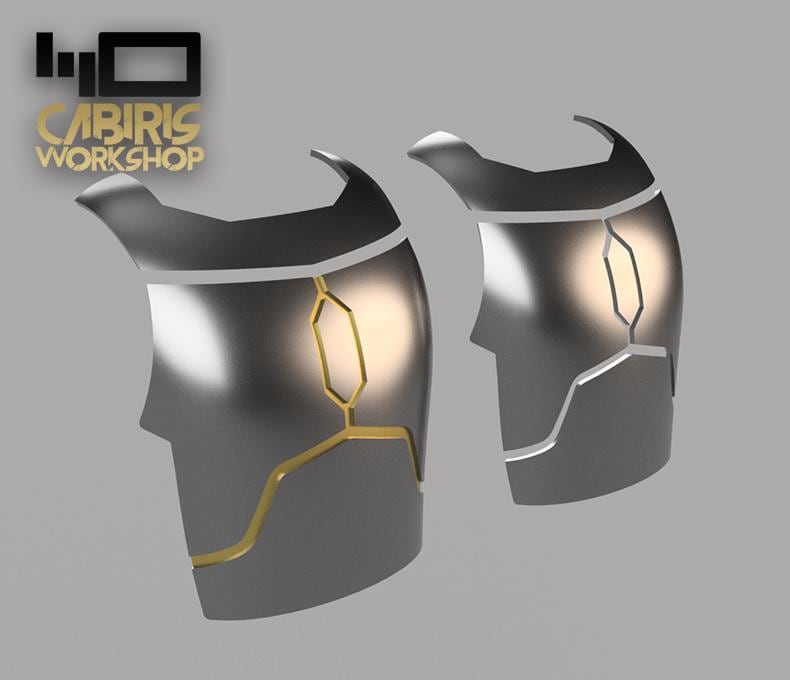 マンダロリアン チェストアーマー ディップカラー (3D モデル