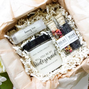 Bridesmaid Proposal Spa Box Set | Maid, Matron of Honor | Will You Be My Bridesmaid | Gift for your Bridal Party